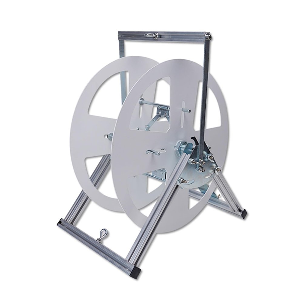 Folding Wire Spool Rack Dispenser,Portable Cable Dispenser,25/38 Type Electrical Wire Spool Holder,for Electrical Industrial and Retail Use(38 Type,1 reel)
