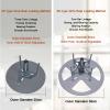 Folding Wire Spool Rack Dispenser,Portable Cable Dispenser,25/38 Type Electrical Wire Spool Holder,for Electrical Industrial and Retail Use(38 Type,1 reel) view 3