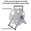 Folding Wire Spool Rack Dispenser,Portable Cable Dispenser,25/38 Type Electrical Wire Spool Holder,for Electrical Industrial and Retail Use(38 Type,1 reel) view 4