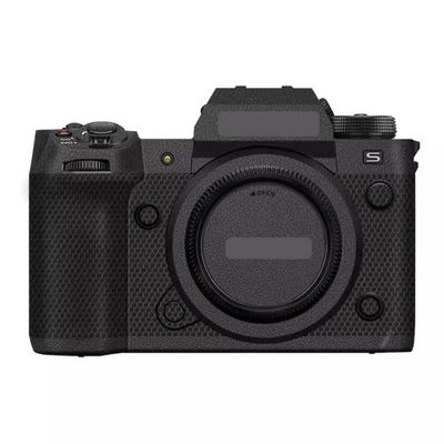 XH2 X-H2 XH2S Camera Body Protective Sticker Protector Coat Decal Skin for FujiFilm X-H2 XH2S Vinyl Wrap Film Mirrorless(Leather Black)