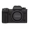 XH2 X-H2 XH2S Camera Body Protective Sticker Protector Coat Decal Skin for FujiFilm X-H2 XH2S Vinyl Wrap Film Mirrorless(Leather Black) view 1