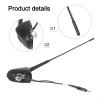 Roof Mount Radio Antenna Black ABS Replacement Compatible For Isuzu D-MAX For MU-X 2012-2018 OEM 8-98053048-0 Wear-Resistant Easy Install For Reliable Signal Reception view 3
