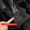 Console Silicone Storage Box for 2024 2025 Toyota Land Cruiser 250 1958 Prado LC250 J250 Center Cup Wireless Charging Pad Seat Seam Storage Box Interior Tuning Accessories (Black) 1 view 3