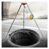 Emergency Rescue Tripod Kit - Retractable Legs for Confined Space Safety in Tunnels, Sewers & Flues - Essential Emergency Response Equipment for Rescue Operations view 1