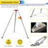 Emergency Rescue Tripod Kit - Retractable Legs for Confined Space Safety in Tunnels, Sewers & Flues - Essential Emergency Response Equipment for Rescue Operations view 4