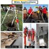 Portable Emergency Rescue Tripod Kit - Adjustable 7FT Legs, 98FT Safety Cable, Fall Protection for Tunnels, Pipelines, Wellheads - Essential Hoisting Equipment view 2