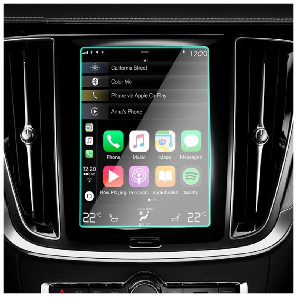 PXENYSS Car Navigation Screen Protector for Volvo V60 XC40 S90 XC60 S60 XC40 2018-2023, Center Control Gear Dashboard Touchscreen Protective Film Anti Glare Accessorie