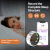 Cooary Smart Rings for Women Men - Fitness Tracker with Body Temperature, Heart Rate, Blood Oxygen, Sleep Monitor, Calories, No Subscription Fee, IP68 Waterproof for iOS & Android (Silver #9) view 4