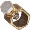5 Pack Copper Ground Rod Clamp 1/2"5/8" Direct Burial 102 AWG #4 Rebar view 1