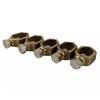 5 Pack Copper Ground Rod Clamp 1/2"5/8" Direct Burial 102 AWG #4 Rebar view 3