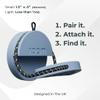 ROAM SMART TRACKER - Bluetooth Tracker & Item Locator for Keys, Luggage, Kid & Pet Gear, (iOS, Android), No App or Subscription, Fast Setup, Waterproof, 1-Pack, Pink view 3