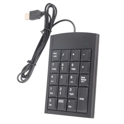 UPALDHOU Number Pad, USB Numeric Keypad 19 Keys Portable Keyboard