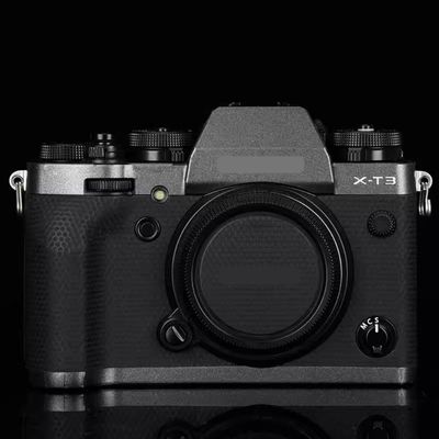 X-T3 Anti-Scratch Camera Cover Skin Sticker for FujiFilm X-T3 Camera Protector Film Skin Decals XT3 (Deep Grey)