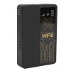 Wisoqu 4G LTE WiFi for Car, Mobile Hotspot with SIM Card Slot, WiFi6, 2.4GHz, 300Mbps, Up to 10 Devices, 10000mAh, for Europe Region, Travel, Home (Black) view 1
