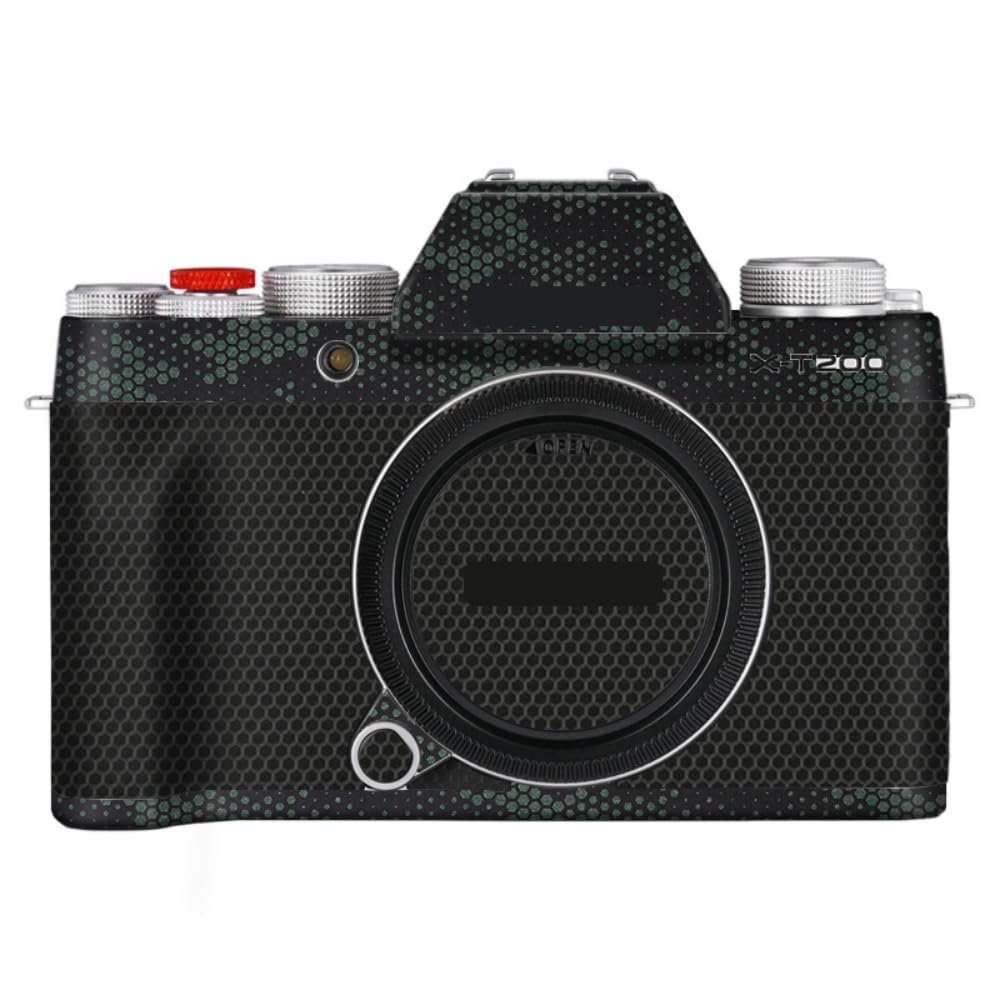 XT200 Anti-Scratch Vinyl Wrap Camera Skin for FujiFilm X-T200 Cartoon Film Photography Accessories Sticker(Mamba Green)