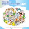 2 Pack Kids Headphones with Music Sharing Splitter & Fun Stickers, Wired Over-Ear Headphones for School, Tablet & iPad, 3.5mm Plug, Adjustable Headband, Soft Earpads, Durable 4ft Tangle-Free Cord view 3