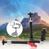 11" Articulating Friction Arm with Clamp, Camera Arm, Camera Accessory with 360 Head and Cold Shoe Mount, for SLR Cameras Microphone and More, Load 10KG view 2