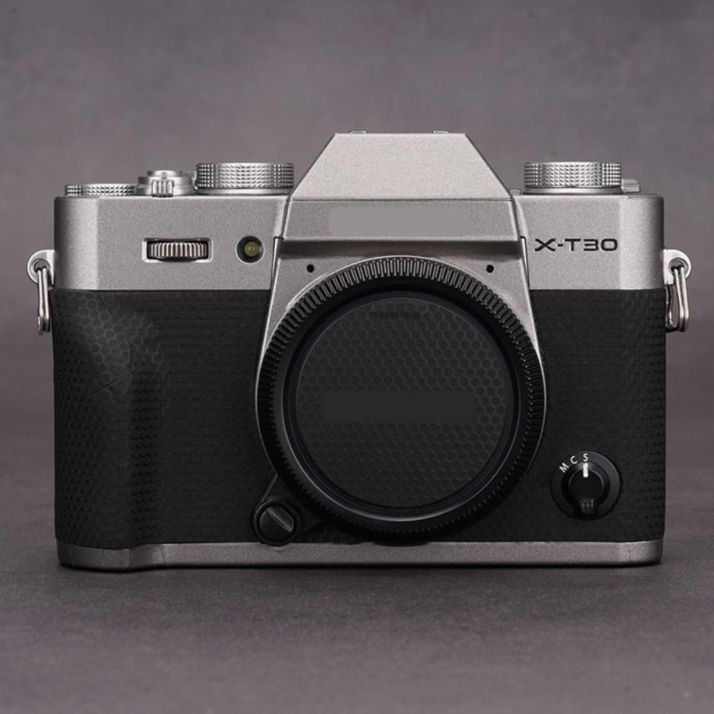 X-T30 X-T30II Anti-Scratch Camera Skin Wrap Sticker Vinyl Protective Film Protector Coat Decals for FujiFilm X-T30 Mark II XT30II (Titanium)