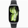 Apple Watch Series 11 [GPS, 46mm] Silver Aluminum Case with Black Sport Band, S/M (Renewed) view 2