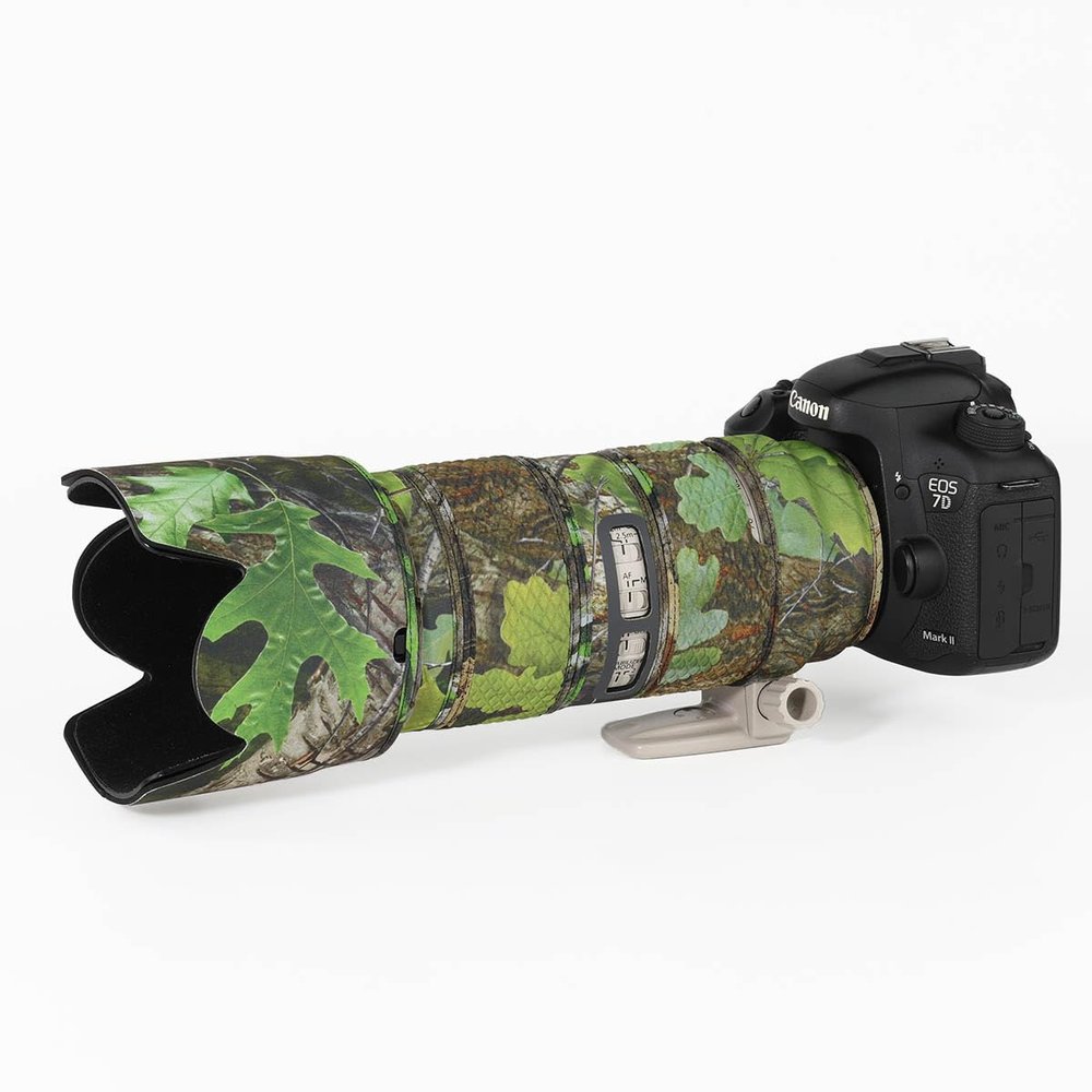 CHASING BIRDS Lens Camouflage Waterproof Coat for Sigma 70-200mm F2.8 DG OS HSM Sports Rainproof Lens Protective Cover Version IV (Green Leaf Camouflage)