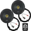 KICKER Speakers 6.5 inch for Honda Odyssey 2011-2022 Upgrade Kit - Pair of CS Series with Adapters and Harness, Coaxial 6 1/2 Car Audio Front or Rear Door Speaker CSC654, 46CSC654 view 1