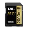 Air Shark Professional SD Memory Card V90, 128GB, Dual Row Gold Finger UHS-II, 300MB/s Speed, Level 10 view 1