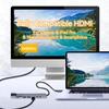 USB C Hub Ethernet HDMI Adapter, 8 in 1 Docking Station with 4K HDMI, RJ45 view 4