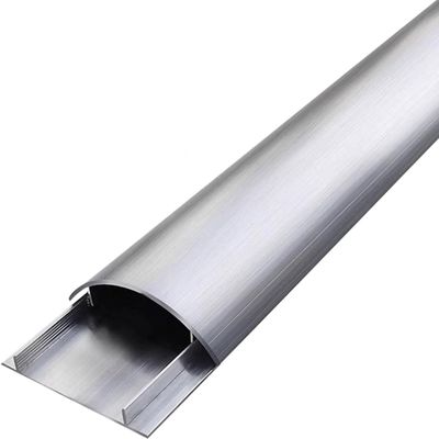 1 Meters Aluminum Alloy Trunking, Half Round Cable Cover/Self-Adhesive Cable Management(NO.3)