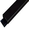 Aluminum Alloy Cable Floor Strip Cord Protector,Self-Adhesive Cable Management Raceway(Black,150x2x0.7 cm) view 1