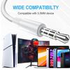 2 Pack Wired Earbuds for iPhone In-Ear Headphones 3.5mm Jack Earphones Noise Isolating Headset With Microphone Lightweight Wired for iPod for iPad Android MP3 Tablets Laptops and More device -White view 3