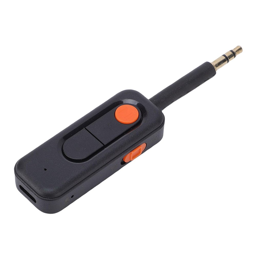 ASHATA Airplane 5.4 Transmitter Receiver, Airplane Audio Adapter 3.5mm AUX Wireless Audio Streaming to Headphones and Speakers for Travel Airline Gym Car Home Stereo