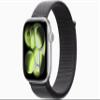 Apple Watch Series 11 [GPS + Cellular, 46mm] Silver Aluminum Case with Dark Gray Sport Loop Band, One Size (Renewed) view 1