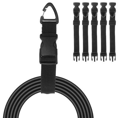 6 Pack Extension Cord Holder Organize Cable, 16 Inch Heavy Duty Storage Straps for Cables, Adjustable Extension Cord Hanger with Triangle Buckle for Garage Organization and Storage