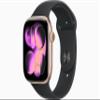 Apple Watch Series 11 [GPS, 46mm] Rose Gold Aluminum Case with Black Sport Band, M/L (Renewed) view 1