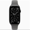 Apple Watch Series 11 [GPS + Cellular, 46mm] Slate Titanium Case with Stone Gray Sport Band, S/M (Renewed) view 2