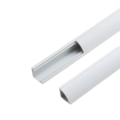 Cord Hider,PVC Corner Wire Channel,Cable Raceway Cord Cover with Self-Adhesive Backing(Large)