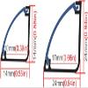 Cord Hider,PVC Corner Wire Channel,Cable Raceway Cord Cover with Self-Adhesive Backing(Large) view 3