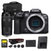 Canon EOS R10 Mirrorless Camera 24.2MP APS-C Sensor 4K Video Dual Pixel AF Compact Lightweight Vlogging Travel Camera (5331C002) + Canon RF 75-300mm Lens + 64GB Card + Bag view 1