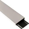 Aluminum Alloy Cable Floor Strip Cord Protector,Self-Adhesive Cable Management Raceway(Silver,150x3.5x1.2 cm) view 1