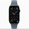 Apple Watch Series 11 [GPS + Cellular, 46mm] Slate Titanium Case with Anchor Blue Sport Band, M/L (Renewed) view 2