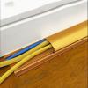 Cord Hider,Stainless Steel Overfloor Cord Protector, Self Adhesive Cable Raceway(Gold,No.3) view 3