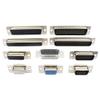 5pcs HD D-SUB 15 26 44 50 62 Pin Male Female Solder Type Connector Mount Serial Port Adapter 3 Rows DB15 DB26 DB44 DB50 DB62(15P Male Blue) view 2