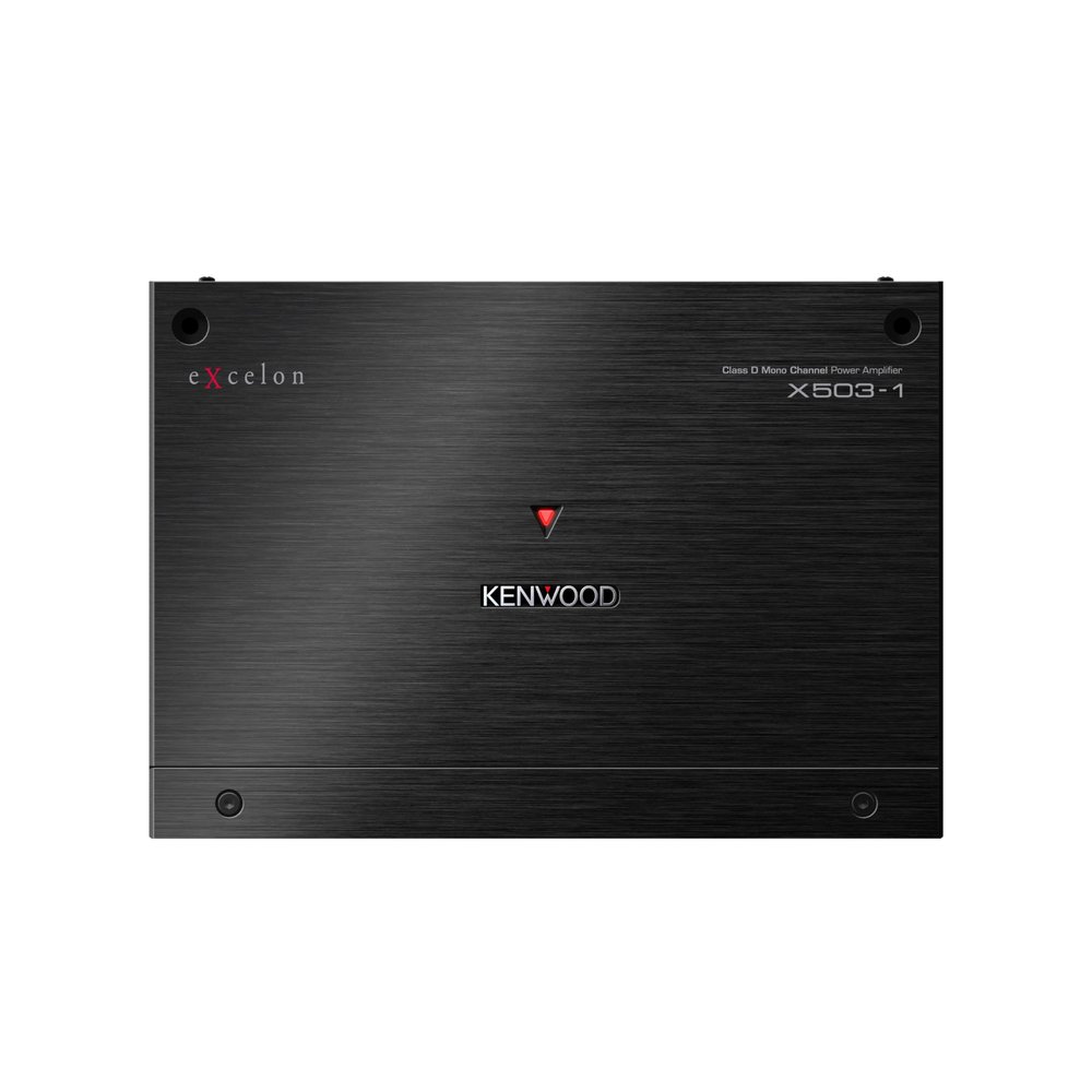 KENWOOD eXcelon X503-1 Class D Mono Power Amplifier  1000W Max Power, Variable Low Pass Filter, Bass Boost, Wired Remote Included (Renewed)