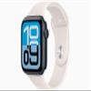 Apple Watch SE 3 [GPS + Cellular, 44mm] Midnight Aluminum Case with Starlight Sport Band, M/L (Renewed) view 1