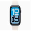 Apple Watch SE 3 [GPS + Cellular, 44mm] Midnight Aluminum Case with Starlight Sport Band, M/L (Renewed) view 2