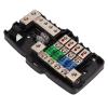 ANL Stereo Holder, Car Audio Holder with LED Display, 2 Inlet 4 Outlet Circuit for Cars SUVs Buses RVs Yachts Boats, ABS Zinc Alloy Construction with Hex Wrench and Screws view 3