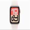 Apple Watch SE 3 [GPS, 40mm] Starlight Aluminum Case with Starlight Sport Band, S/M (Renewed) view 2