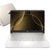 HP Slim & Powerful 16GB RAM Laptop  1-Year Free Microsoft 365, Fast Intel Core, 1.1TB Storage (64GB SSD with 64GB External and 1TB Cloud Storage) - Win 11 w/o Earbuds (Pale Gold) view 1