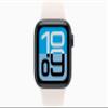Apple Watch SE 3 [GPS + Cellular, 40mm] Midnight Aluminum Case with Starlight Sport Band, M/L (Renewed) view 2