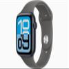 Apple Watch SE 3 [GPS + Cellular, 44mm] Midnight Aluminum Case with Stone Gray Sport Band, S/M (Renewed) view 1